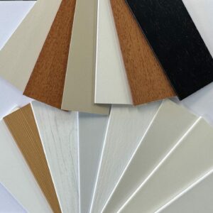 timber and pvc samples all