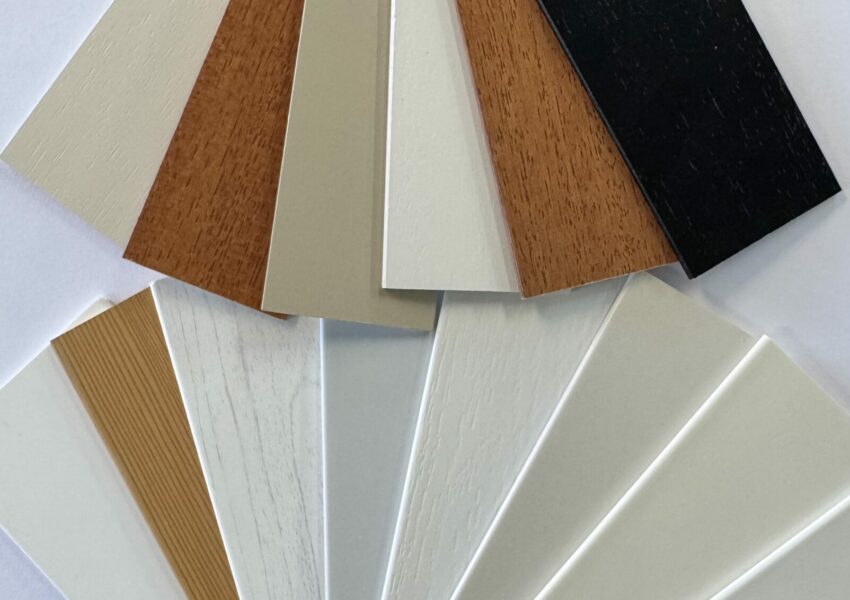 timber and pvc samples all