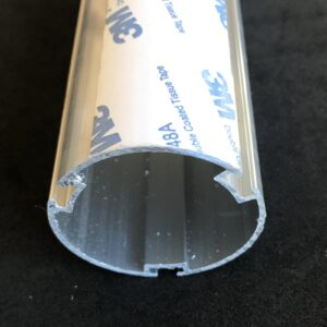 45mm aluminium roller blind tube, pre-taped