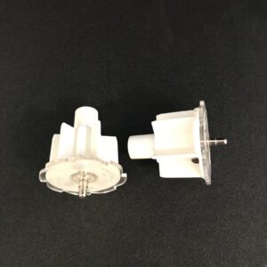 Roller blind pin end for a 45mm tube