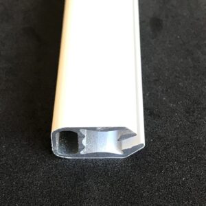 Slim profile roller blind bottom rail